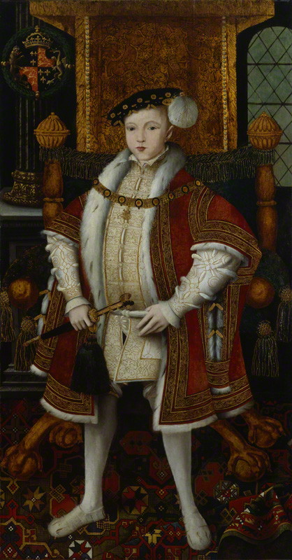 NPG 5511; King Edward VI by Unknown artist, after William Scrots