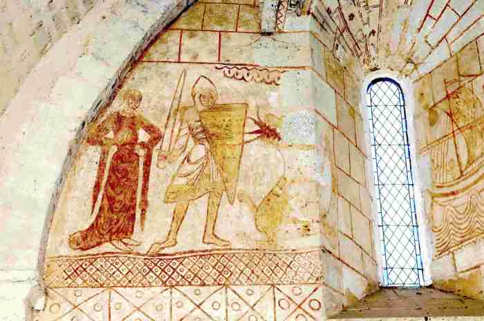 Window embrasure Temple of Cressac